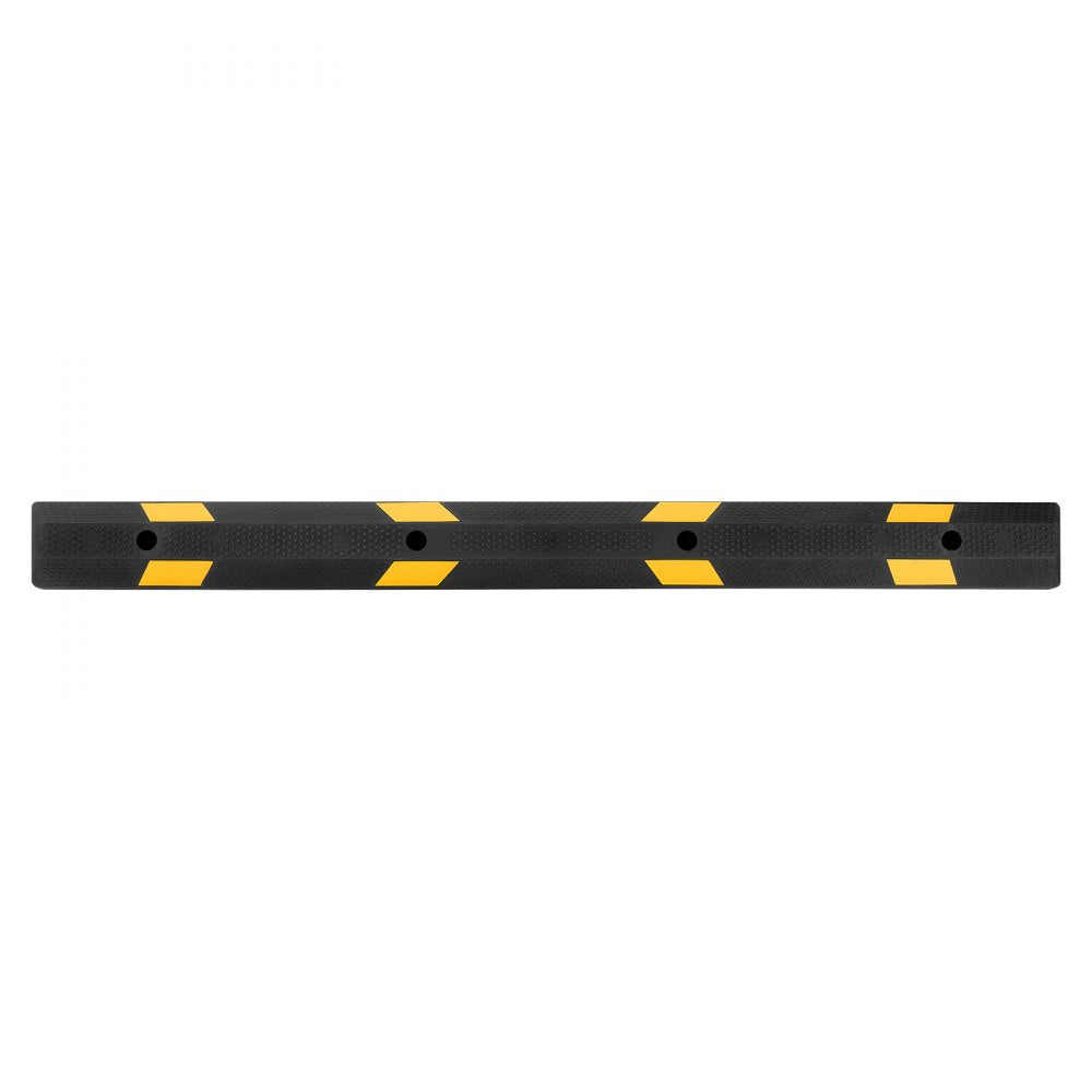 VEVOR Parking Stopper, 72 Inch Heavy Duty Parking Aid for Garage, Rubber Curb Garage Floor Stopper with Reflective Strips, Vehicles Gadgets for Cars Vans Trucks Tire Wheel Guide Block Stops Bumpers