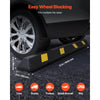 VEVOR Parking Stopper, 72 Inch 2 Pcs Heavy Duty Parking Aid for Garage, Rubber Curb Garage Floor Stopper with Reflective Strips, Aid Gadgets for Cars Vans Trucks Tire Wheel Guide Block Stops Bumpers