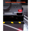 VEVOR Parking Stopper, 72 Inch 2 Pcs Heavy Duty Parking Aid for Garage, Rubber Curb Garage Floor Stopper with Reflective Strips, Aid Gadgets for Cars Vans Trucks Tire Wheel Guide Block Stops Bumpers