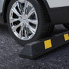 VEVOR Parking Stopper, 72 Inch 2 Pcs Heavy Duty Parking Aid for Garage, Rubber Curb Garage Floor Stopper with Reflective Strips, Aid Gadgets for Cars Vans Trucks Tire Wheel Guide Block Stops Bumpers