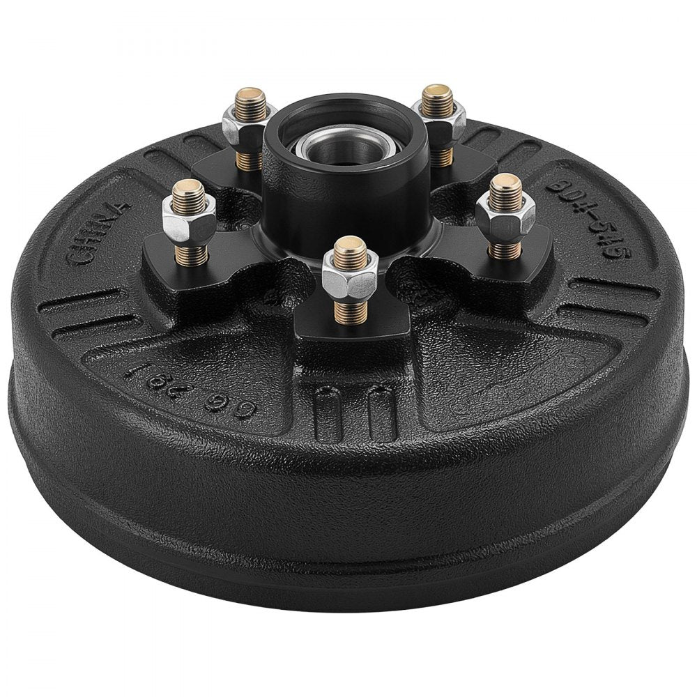 VEVOR Electric Trailer Brake Assembly, 10 x 2-1/4 Inch, Electric Brakes Kit, Great for Trailers, RVs, Self-Adjusting, for 3500 lbs Trailers, Backing Plates for Braking System Part Replacement, 1 Pair
