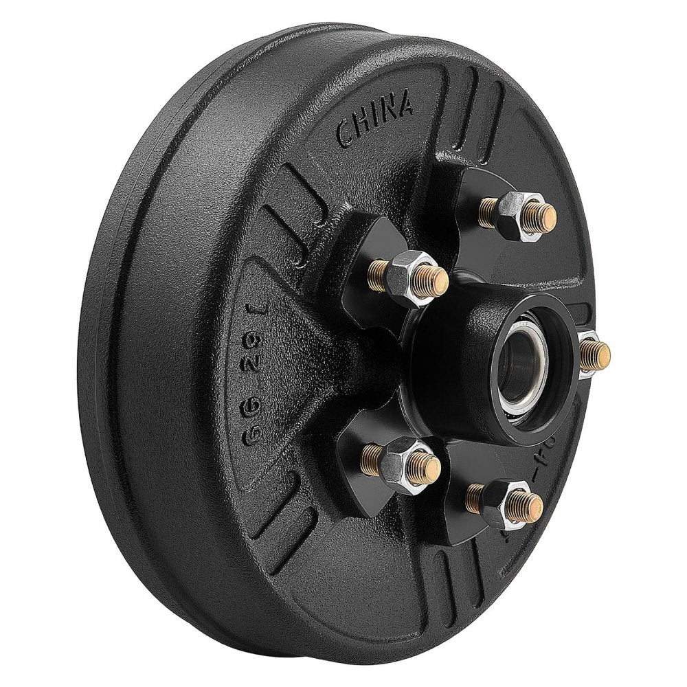 VEVOR Electric Trailer Brake Assembly, 10 x 2-1/4 Inch, Electric Brakes Kit, Great for Trailers, RVs, Self-Adjusting, for 3500 lbs Trailers, Backing Plates for Braking System Part Replacement, 1 Pair
