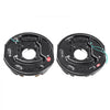 VEVOR Electric Trailer Brake Assembly, 10" x 2-1/4", 1 Pair Self-Adjusting Electric Brakes Kit for 3500 lbs Axle, 4-Hole Mounting, Backing Plates for Brake System Part Replacement (1 Right + 1 Left)
