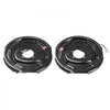 VEVOR Electric Trailer Brake Assembly, 12" x 2", 1 Pair Self-Adjusting Electric Brakes Kit for 7000 lbs Axle, 5-Hole Mounting, Backing Plates for Braking System Part Replacement (1 Right + 1 Left)