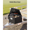 VEVOR Trailer Tongue Box, 26" x 13" x 12" Aluminum Trailer Tongue Tool Box, Heavy Duty Storage Organizer with Lock and Keys, Utility Tool Chest for Pickup Truck Bed, RV, SUV, Off-Road Vehicle, Black