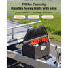 VEVOR Trailer Tongue Box, 26" x 13" x 12" Aluminum Trailer Tongue Tool Box, Heavy Duty Storage Organizer with Lock and Keys, Utility Tool Chest for Pickup Truck Bed, RV, SUV, Off-Road Vehicle, Black