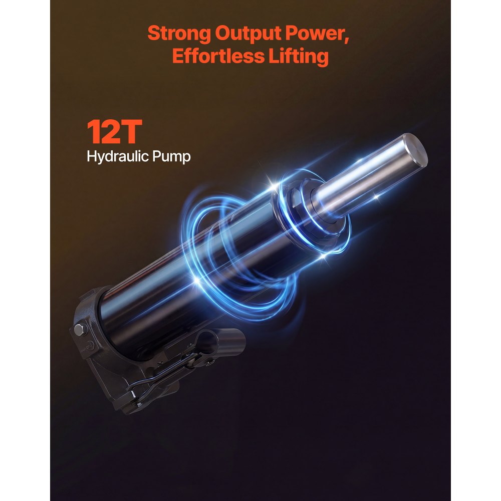 VEVOR Truck Crane, 1500 lbs Pickup Hitch Crane Trailer Hitch Mounted, Manual Hydraulic with 12T Hydraulic Jack, 360° Swivel Telescopic Boom, Foldable Truck Bed Jib for Machine Lumber Equipment Lifting