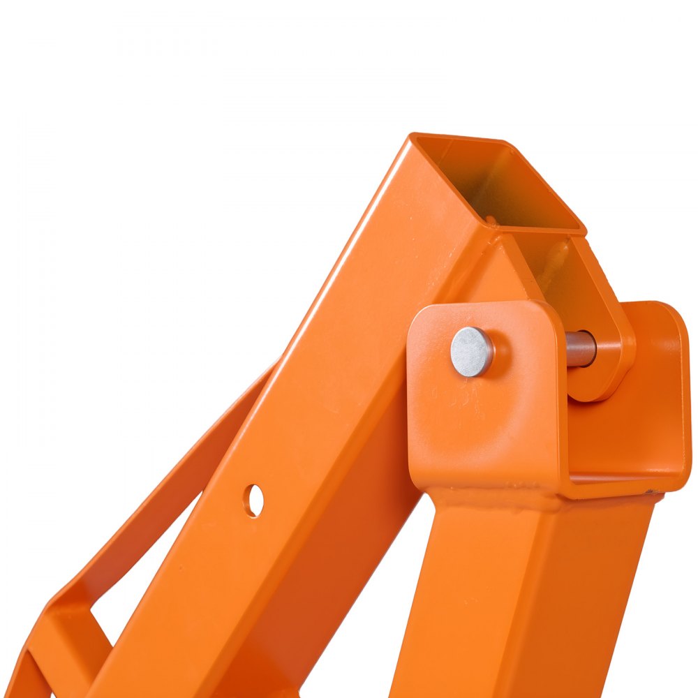 VEVOR Truck Crane, 1500 lbs Pickup Hitch Crane Trailer Hitch Mounted, Manual Hydraulic with 12T Hydraulic Jack, 360° Swivel Telescopic Boom, Foldable Truck Bed Jib for Machine Lumber Equipment Lifting