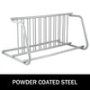 VEVOR 10 Holders Floor Bike Rack, 59\" Length All-Steel Grid Bike Rack, 10-Bike Capacity Dual-Side Storage Stand for Garages Streets Yards Bike Events