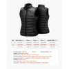 VEVOR Heated Vest, Women Electric Heating Vest with 16000 mAh Battery Pack, 8 Heating Zones Lightweight Rechargeable Winter-Vest with 3 Levels, for Outdoor Hiking Camping Fishing Skiing, Size M