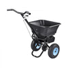 VEVOR Broadcast Spreader, 100LBS4Capacity, Walk-Behind Push Spreader, 0-9.8ft Spreading Width, 13 in All Terrain Pneumatic Tires, Lawn Spreaders with Hopper Grate, for Seed, Fertilizer, Salt, Ice Melt