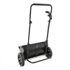 VEVOR Broadcast Spreader 50 lbs Capacity Walk-Behind Push Drop Spreader, for Lawn & Garden Care, 18 in Spreading Width & 10 Adjustable Settings, 10 in All Terrain Tires for Seed, Fertilizer, Black