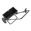 VEVOR Broadcast Spreader 50 lbs Capacity Walk-Behind Push Drop Spreader, for Lawn & Garden Care, 18 in Spreading Width & 10 Adjustable Settings, 10 in All Terrain Tires for Seed, Fertilizer, Black