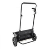 VEVOR Walk-Behind Push Spreader, 50LBS Capacity, Drop Spreader with Hopper Grate, 18 in Spreading Width & 30 Settings, 10 in All Terrain Tires, Garden & Lawn Spreaders for Seed, Fertilizer, Salt