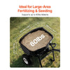 VEVOR Walk Behind Spreader, 60LBS Capacity, Push Spreader with Hopper Grate, 0-9.8 ft Spreading Width, 8 in All Terrain Pneumatic Tires, Garden & Lawn Broadcast Spreaders, for Seed, Fertilizer