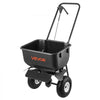 VEVOR Push Lawn Spreader, 12ft Spreading Width, Broadcast Spreader with 80lbs Load Capacity & 10 in All-Terrain Tires, Walk-Behind Garden & Lawn Broadcast Spreaders for Seed Fertilizer, Salt Ice Melt