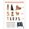 VEVOR Dog Bike Trailer, Supports up to 88 lbs, Pet Cart Bicycle Carrier for Small & Large Dogs, Easy Folding Frame with Quick Release Wheel, Universal Bicycle Coupler, Reflector, Flag, Internal Leash