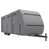 VEVOR Travel Trailer Cover, 24-27 ft RV Cover, 4-Layer Non-Woven Fabric Camper Cover, Waterproof, Windproof and Rip-Stop Class A RV Cover, with Storage Bag, Repair Patches, Straps and Tire Covers