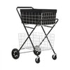 VEVOR Shopping Cart 2-Tier with Wheels Foldable for Grocery 88lbs Capacity, Heavy Duty Utility Cart with 2 Detachable Storage Baskets, 360° Rolling Swivel Wheels, for Groceries, Warehouse, Supermarket