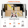 VEVOR Stair Climbing Cart, 260 lbs Capacity Stair Climber Hand Truck and Dolly, Heavy-Duty Folding Trolley Cart with Telescoping Handle, 10 Wheels & 2 Elastic Ropes for Home Shopping Moving Warehouse