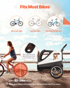 VEVOR Dog Bike Trailer, Supports up to 100 lbs, 2-in-1 Pet Stroller Cart Bicycle Carrier for Small & Large Dogs, Easy Folding Frame with Quick Release Wheel, Universal Bicycle Coupler, Internal Leash