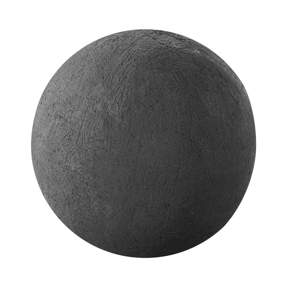 VEVOR Ceramic Fire Balls, 5 Inch 6 Pcs Round Fire Stones, Reusable Lava Rocks Indoor and Outdoor Use, Decorative Fire Pit Rocks for Propane/Gas Fireplace, Stove, Courtyard, Camping, Black