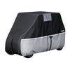 VEVOR Golf Cart Cover, Full Coverage 2+2/4 Passenger Golf Cart, 420D Waterproof Oxford Fabric Club Car Cover Fits Most Carts Club Car, Yamaha, EZGO, Honda, Silver-Coated Layer & Three Zipper Doors