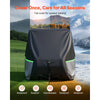 VEVOR Golf Cart Cover, Full Coverage 2+2/4 Passenger Golf Cart, 600D Waterproof Oxford Fabric Club Car Cover Fits Most Carts Club Car, Yamaha, EZGO, Honda, PU Coating & Three Zipper Doors