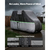 VEVOR Golf Cart Cover, Full Coverage 2+2/4 Passenger Golf Cart, 600D Waterproof Oxford Fabric Club Car Cover Fits Most Carts Club Car, Yamaha, EZGO, Honda, PU Coating & Three Zipper Doors