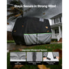 VEVOR Golf Cart Cover, Full Coverage 2+2/4 Passenger Golf Cart, 600D Waterproof Oxford Fabric Club Car Cover Fits Most Carts Club Car, Yamaha, EZGO, Honda, PU Coating & Three Zipper Doors