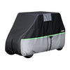 VEVOR Golf Cart Cover, Full Coverage 2+2/4 Passenger Golf Cart, 600D Waterproof Oxford Fabric Club Car Cover Fits Most Carts Club Car, Yamaha, EZGO, Honda, PU Coating & Three Zipper Doors