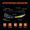 VEVOR 2PCS Rechargeable Headlamp, 350 lumens 230° Wide Beam, 6 Lighting Modes IPX4 Waterproof LED Head Lamp, with Motion Sensor for Camping, Hiking, Running, Repairing, Fishing, Cycling