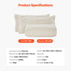 VEVOR King Quilt Set, 3-Piece Lightweight Comforter, Cotton King Size Quilt Bedding Set, Beige Bedspreads with 1 Quilt and 2 Pillow Shams, Lightweight Bedspread Coverlet Bedding Set, for All Season