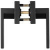 VEVOR Passage Door Handle, 6 Pack Matte Black Door Lever, Left or Right Handing Reversible Lever Non-Locking, 45° Rotation to Open, Universal Square Interior for Hallways, Closets, Meeting Spaces