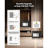 VEVOR 0.6 Cubic Feet Drop Safe, Drop Slot Safe Box with Password and Turn Knob, Heavy Duty Compact Cash Depository Box with a Front Lock Slot for Cash, Bank Slips, Jewelry, Documents, Bills, Black