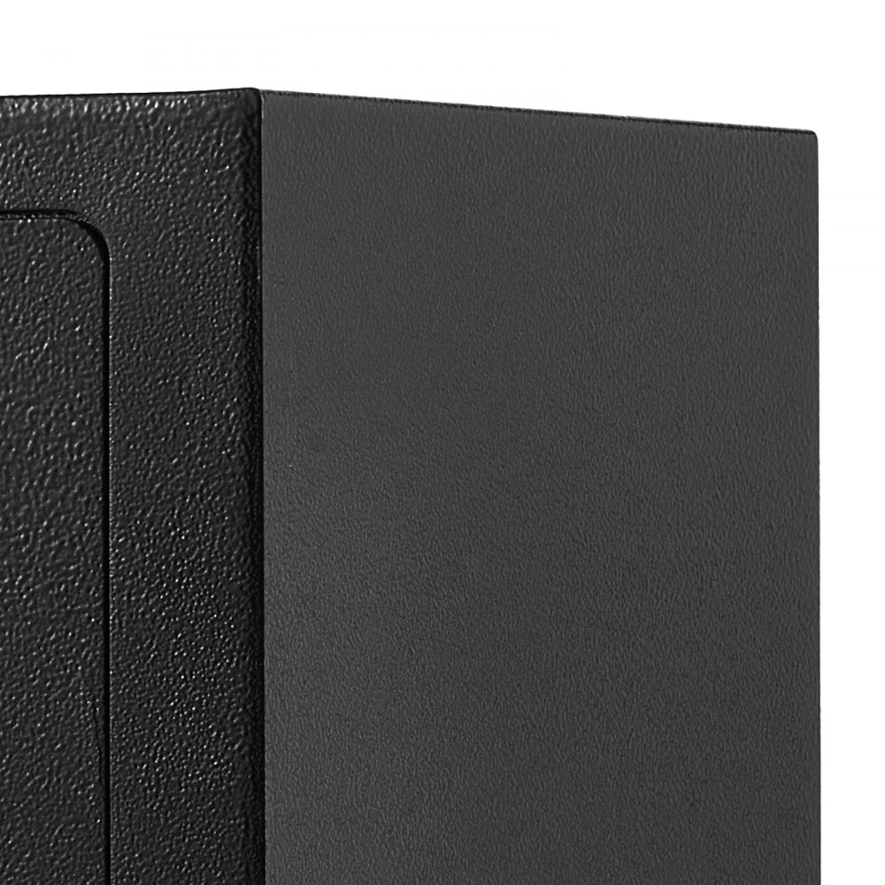 VEVOR 0.6 Cubic Feet Drop Safe, Drop Slot Safe Box with Password and Turn Knob, Heavy Duty Compact Cash Depository Box with a Front Lock Slot for Cash, Bank Slips, Jewelry, Documents, Bills, Black
