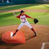 VEVOR Pitching Mound, Portable Baseball Game Mound, 42 in Indoor Outdoor Pitching Practice and Training Equipment, One-Piece Softball Pitching Aids with Antifade Turf and Pitching Rubber