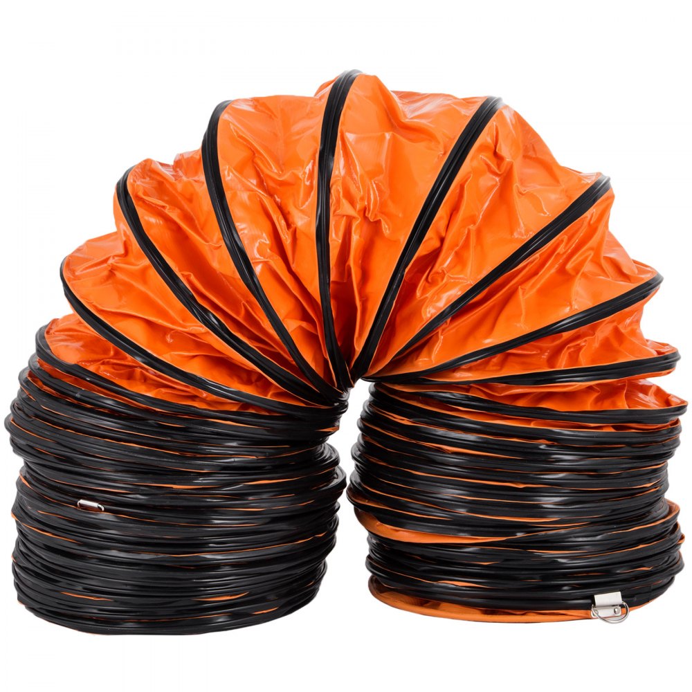 VEVOR 16 FT PVC Flexible Duct Hosing for 12 INCH Exhaust Fan (12IN 16FT)