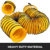 VEVOR 25ft Ducting Hose PVC Flexible Duct Hosing for 12inch Utility Blower, with Bag