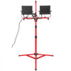 VEVOR LED Work Light with Stand, 10000 Lumen Dual-head LED Work Light with 27.6\"-68.1\" Adjustable and Foldable Tripod Stand, IP65 Waterproofed LED Tripod Work Light, with 5000 Kelvin Color Temperatu