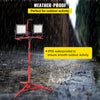 VEVOR LED Work Light with Stand, 20000 Lumen Dual-head LED Work Light with 27.6\"-68.1\" Adjustable and Foldable Tripod Stand, IP65 Waterproofed LED Tripod Work Light, with 5000 Kelvin Color Temperatu
