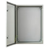 VEVOR Steel Electrical Box, 27.6 x 19.7 x 9.8 in, Cold Rolled Steel Electrical Enclosure Box, Wall-Mounted Outdoor Electronic Equipment Enclosure with Mounting Plate, Hinges, Lock, IP66 Waterproof