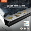 VEVOR Gutter Guard, 5 inch Width, Aluminum Leaf Filter DIY Gutter Cover, 52 PCS 208 ft Total Length, 0.157'' Hole Diameter & 0.02'' Thick Gutter Guards Fits Any Roof or Gutter Type