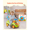 VEVOR Ride On Push Car, Push Car for Toddler 19 to 36 Months, Around Buggy with Guardrails, Handle & Under-seat Storage, 55 lbs Load Capacity, Foot-to-Floor Walker for Boys Girls, Green