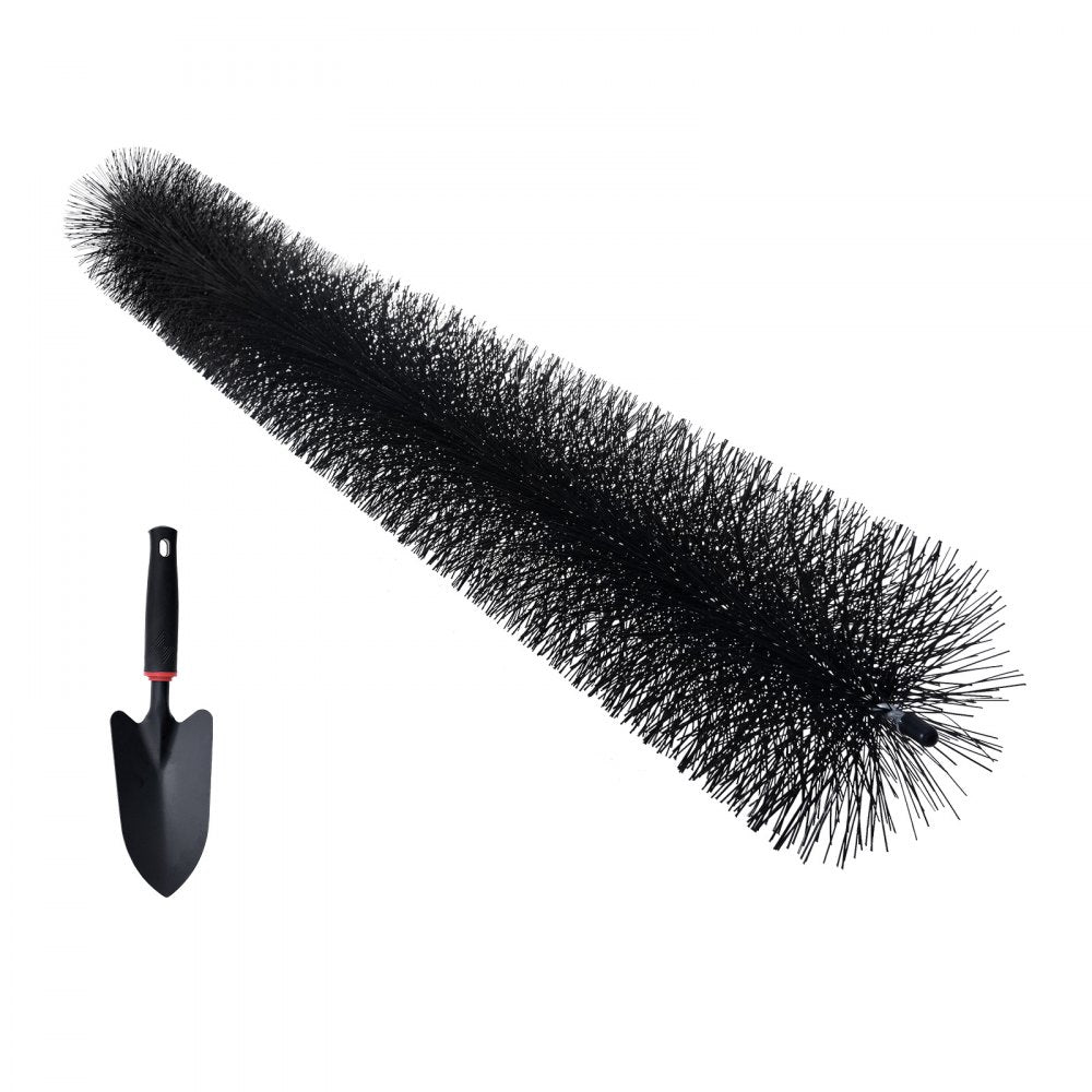 VEVOR Gutter Brush, 80 Feet Total Length 4.33 inch Diameter Gutter Cleaning Tools, Ground-Level Gutter Brush Leaf Guard for 5 Inch Gutters, Easily Clear roof Leaves and Debris, 27 Pack