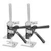 VEVOR Labor Saving Arm Jack, 2 PCS 440 lbs Bearing Capacity, Lifting up to 6.5", Metal Hand Lifting Jack Tool with Magnetic Level, 2 Adjustment Modes, for Door, Window, Furniture, Woodworking, Black