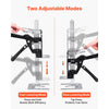 VEVOR Labor Saving Arm Jack, 2 PCS 440 lbs Bearing Capacity, Lifting up to 9.3", Metal Hand Lifting Jack Tool with Magnetic Level, 2 Adjustment Modes, for Door, Window, Furniture, Woodworking, Black