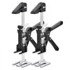 VEVOR Labor Saving Arm Jack, 2 PCS Bearing Capacity 200 lbs, Lifting up to 4.7", Hand Lifting Jack Tool with Magnetic Level, Door Panel Lifting Cabinet Jack for Door, Window, Furniture, Woodworking