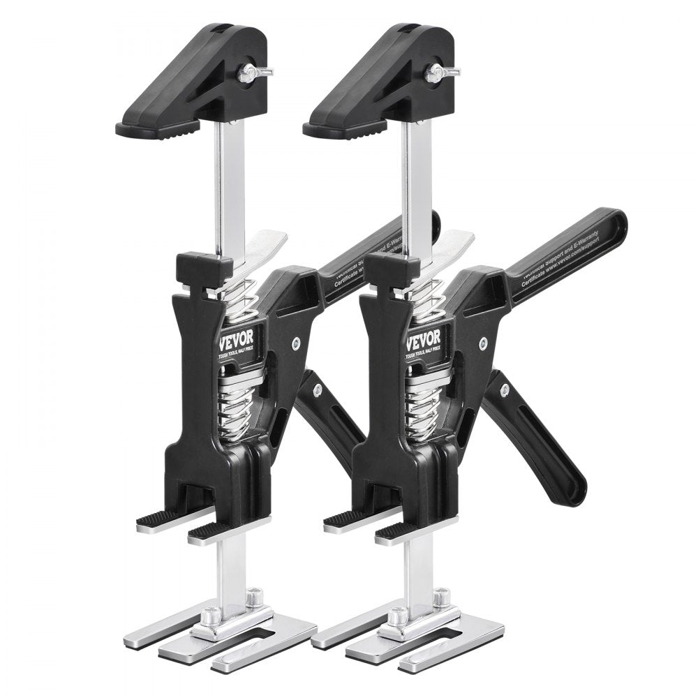 VEVOR Labor Saving Arm Jack, 2 PCS Bearing Capacity 200 lbs, Lifting up to 4.7", Hand Lifting Jack Tool with Magnetic Level, Door Panel Lifting Cabinet Jack for Door, Window, Furniture, Woodworking