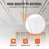 VEVOR Ceiling Tiles, 96-Pack 20 x 20 in, Drop Ceiling Tiles Premium Polystyrene Sheet, Easy Installation/ Cutting Plastic Glue-up Ceiling Tile, Basement Ceiling Covering for Home/Office Decoration